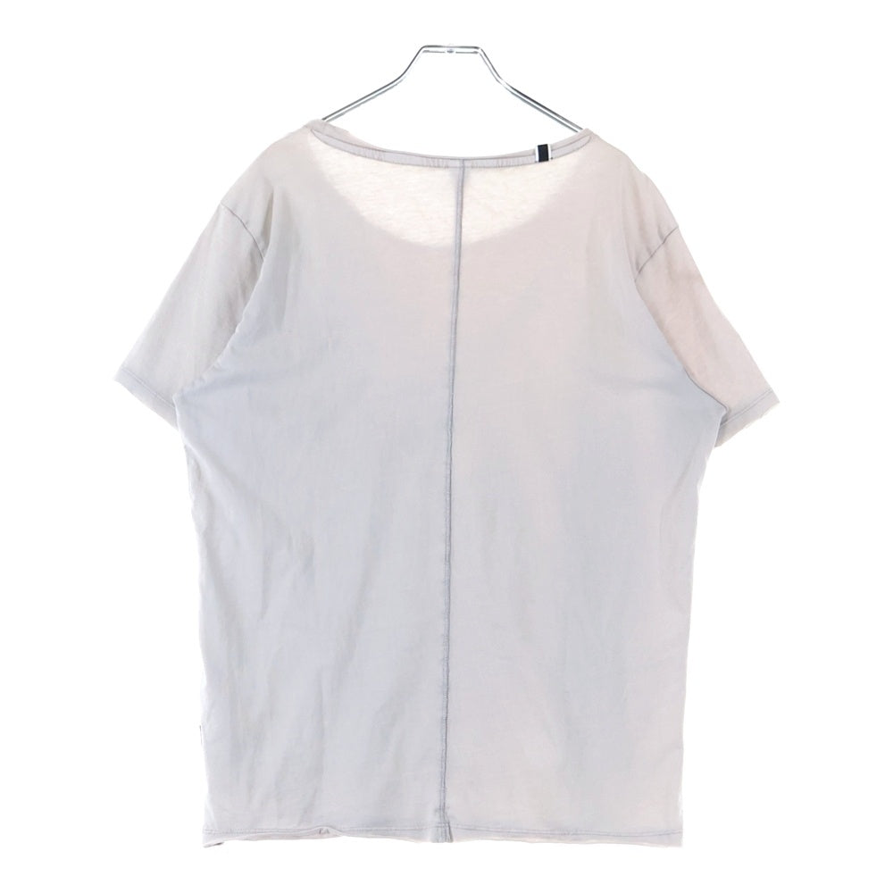 REPLAY(リプレイ) チェーンプリント クルーネック 半袖Tシャツ カットソー グレー