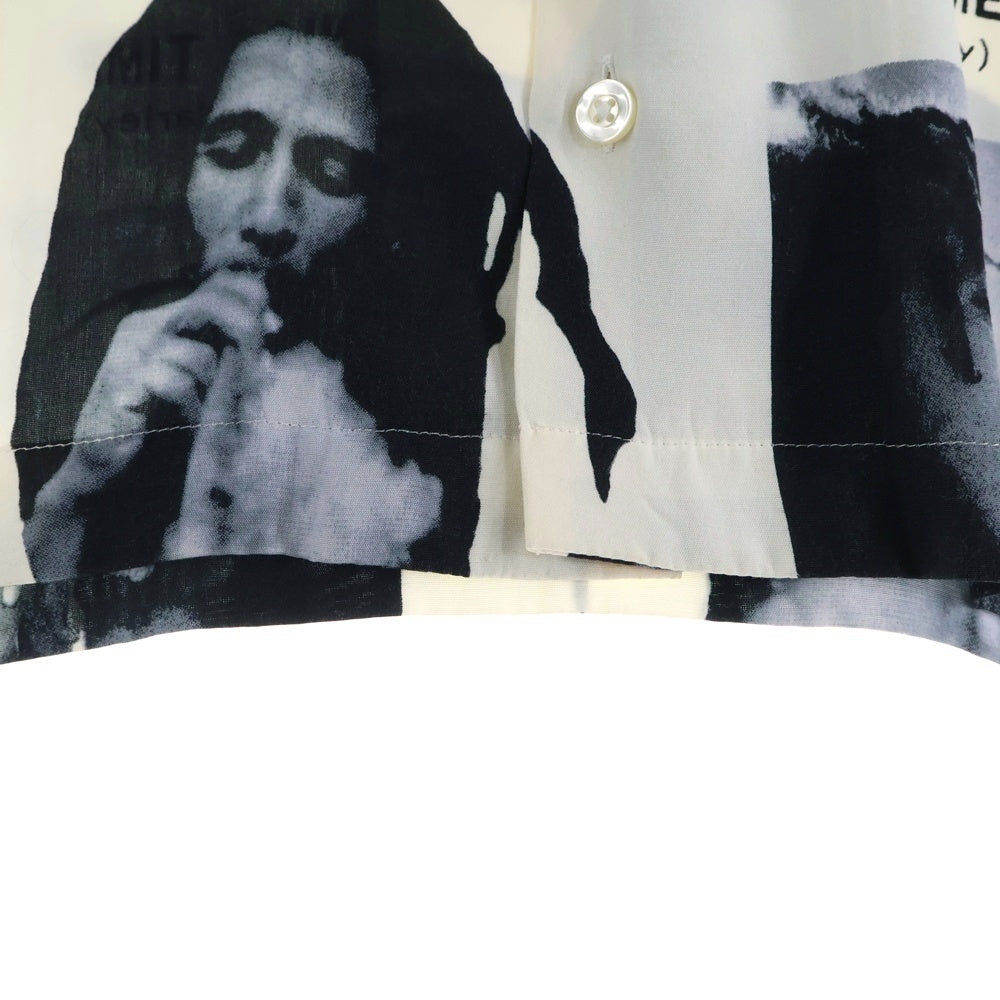 WACKO MARIA(ワコマリア) 20SS BOB MARLEY S/S HAWAIIAN SHIRT ボブマーリー フォトプリント 半袖ハワイアンシャツ アロハシャツ ホワイト/ブラック BOBMARLEY-WM-HI03