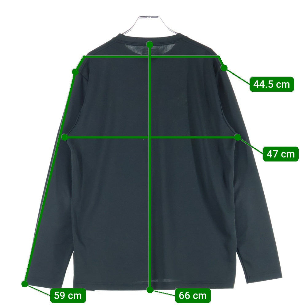 OAKLEY(オークリー) フロントロゴ フィットネス 長袖Tシャツ カットソー ブラック 454414JP