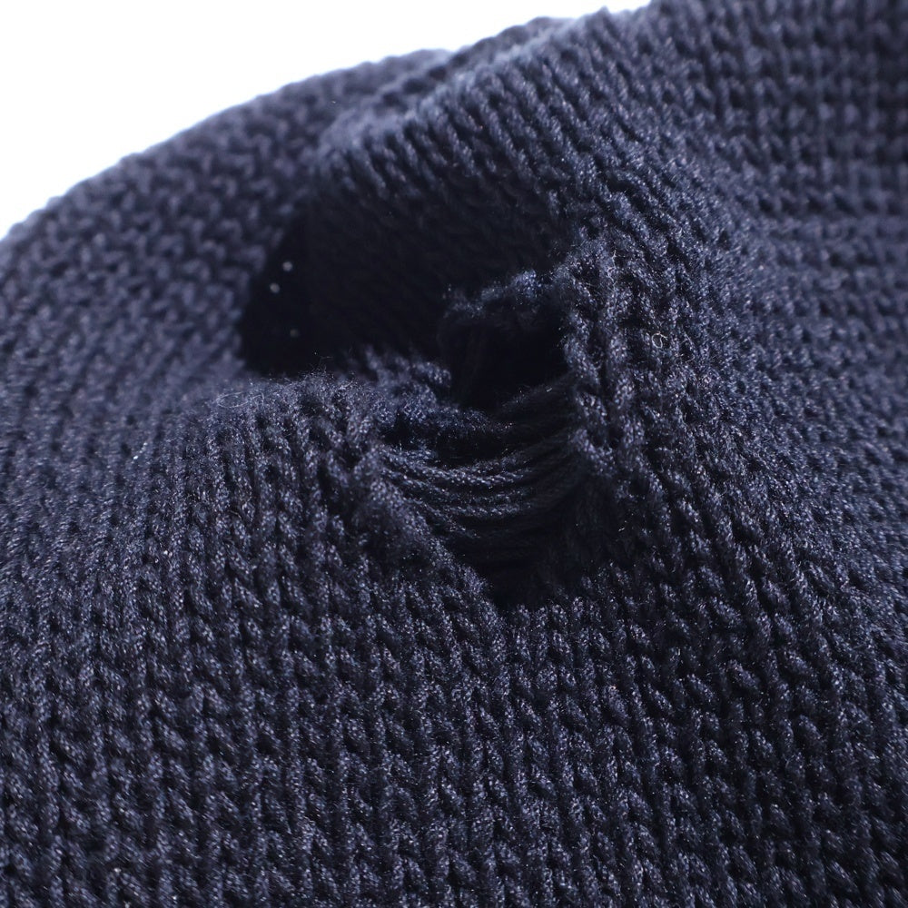 CA4LA(カシラ) RAGGED KNIT WATCH ダメージ加工 ニットビーニー ニット帽 帽子 ブラック