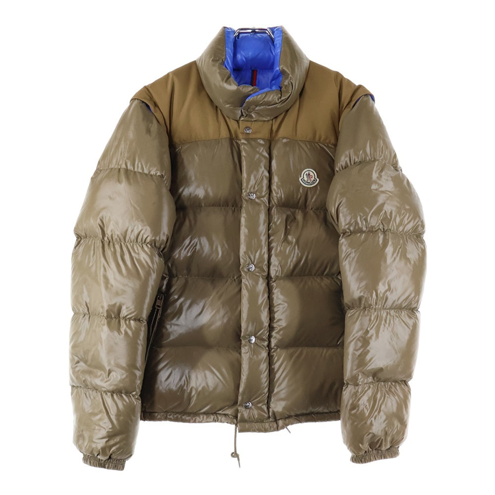 MONCLER(モンクレール) ANDERSEN アンデルセン ロゴデザイン ナイロン 2Way ダウンジャケット ベスト ブラウン 020914032050
