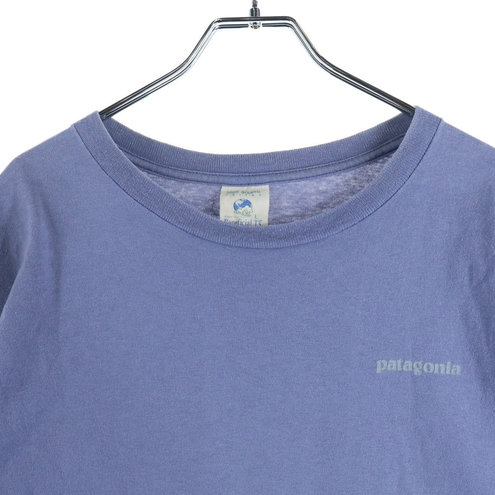 PATAGONIA(パタゴニア) 90S VINTAGE Beneficial T's ヴィンテージ ベネフィカル プリント 半袖Tシャツ カットソー ブルー