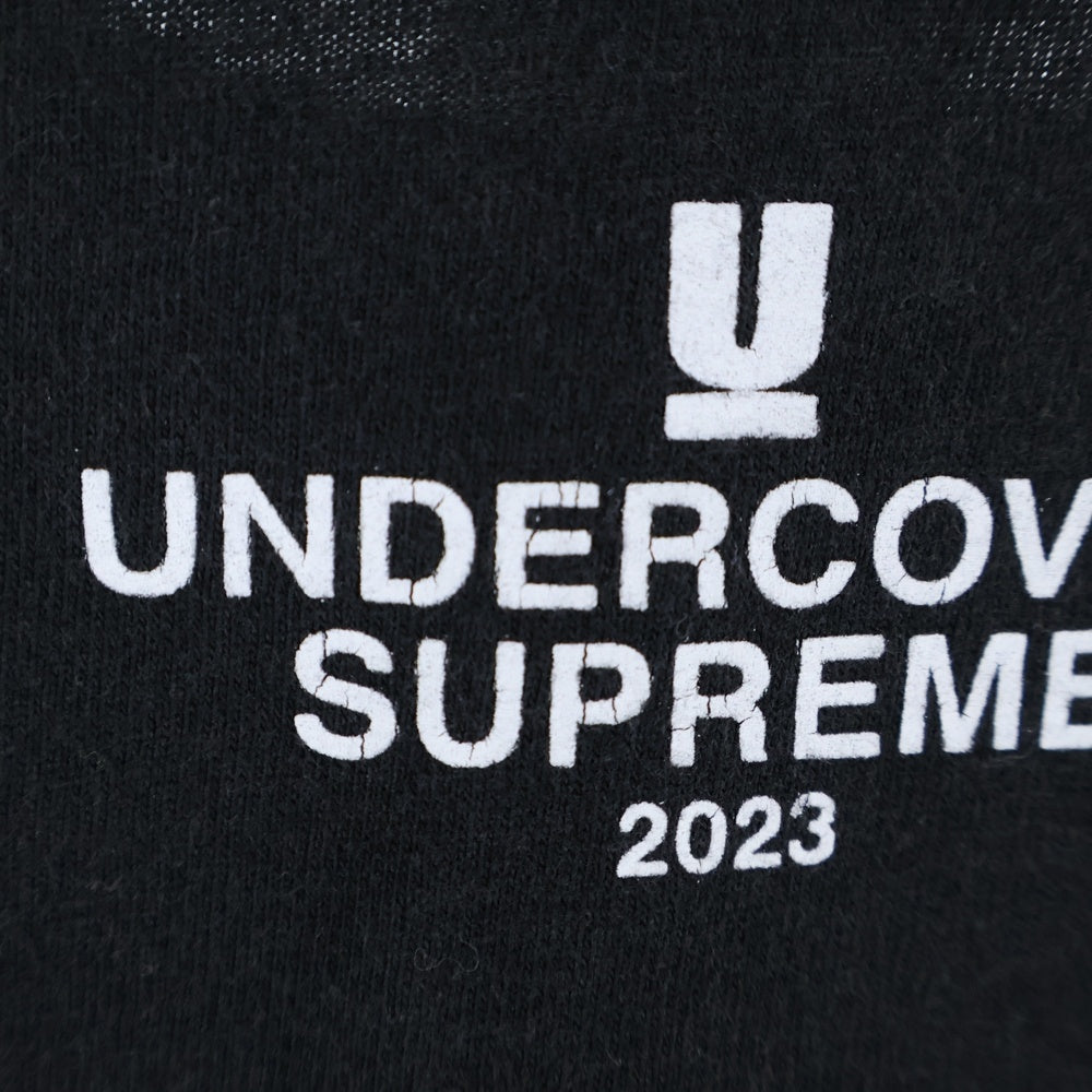 SUPREME(シュプリーム) 23SS ×UNDERCOVER Tag Tee アンダーカバー タグ プリント 半袖Tシャツ カットソー ブラック