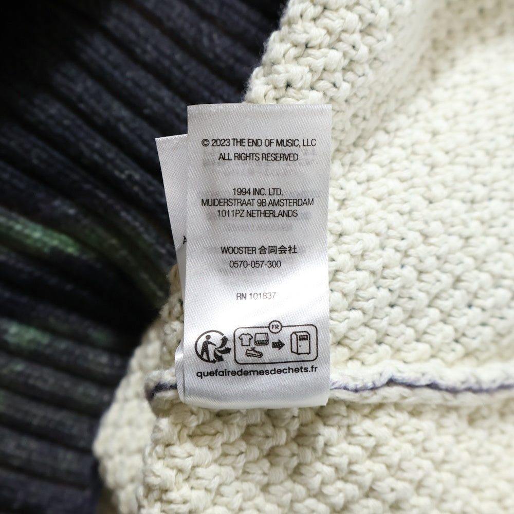 SUPREME(シュプリーム) 23SS Kurt Cobain Sweater カート コバーン クルーネックニットセーター アイボリー/ブルー