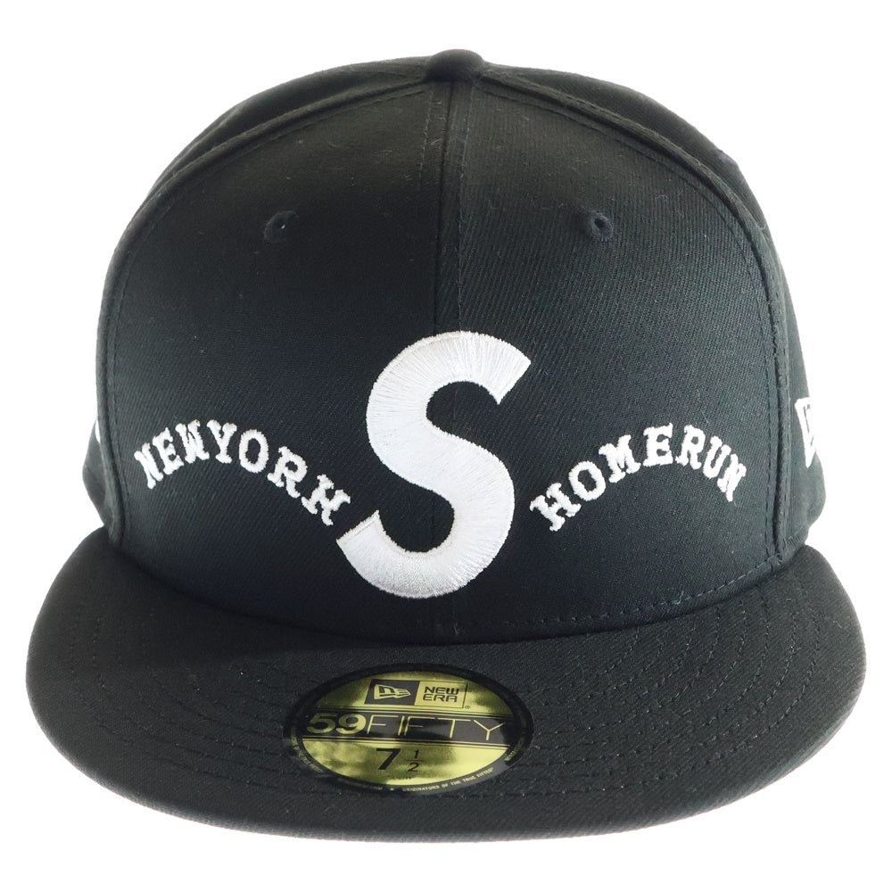 SUPREME(シュプリーム) 25SS ×New Era Homerun S Logo Black ニューエラ ホームラン エスロゴ ベースボールキャップ 帽子 ブラック
