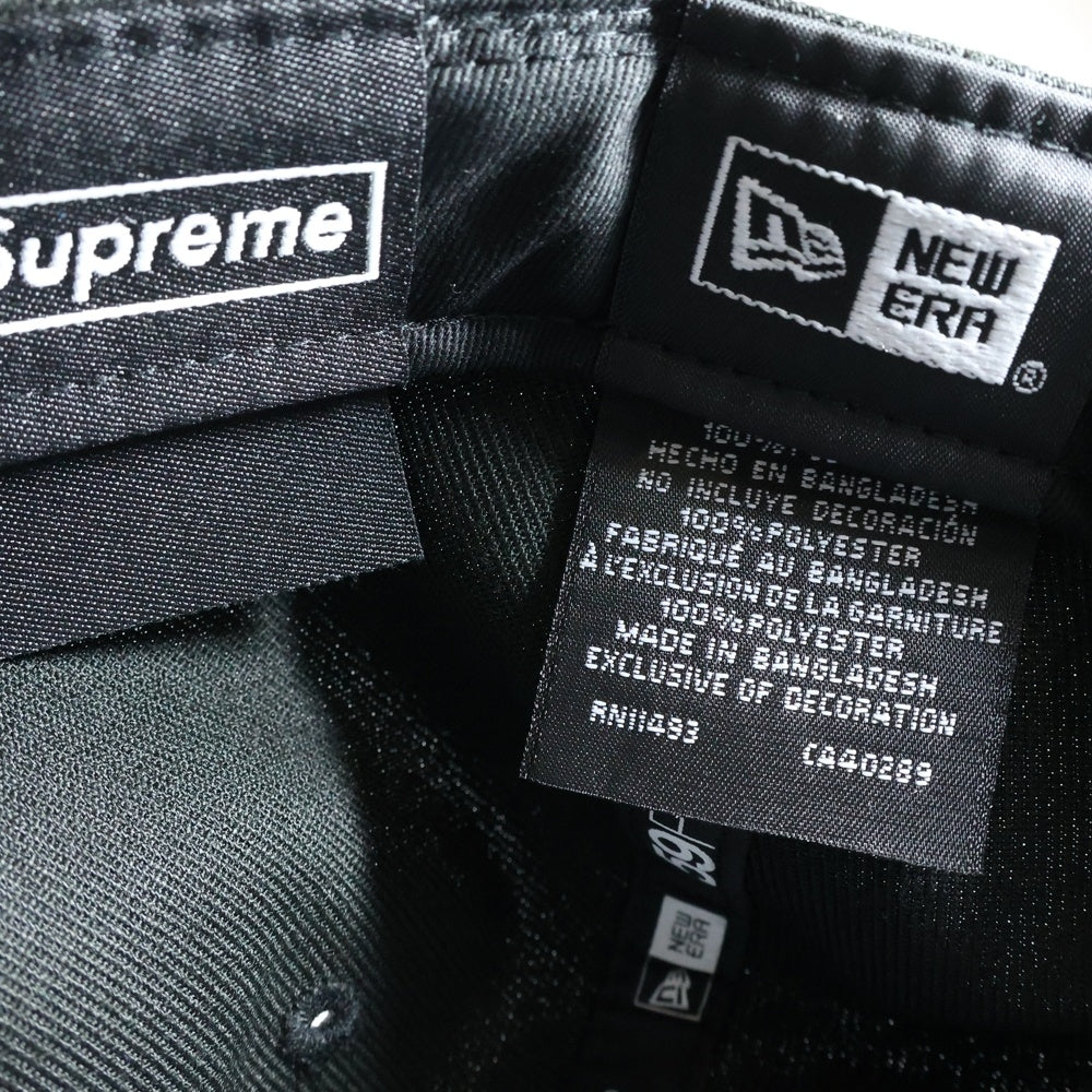 SUPREME(シュプリーム) 25SS ×New Era Homerun S Logo Black ニューエラ ホームラン エスロゴ ベースボールキャップ 帽子 ブラック