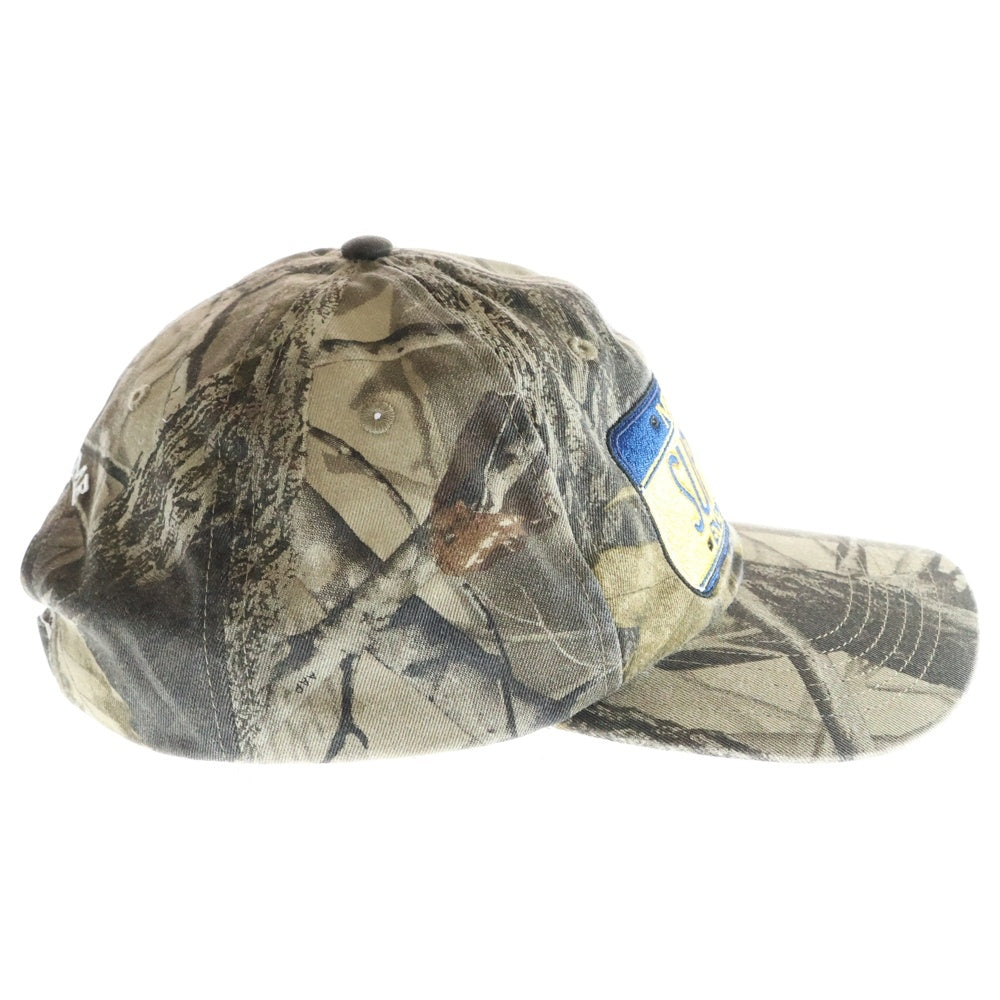 SUPREME(シュプリーム) 25SS License Plate 6-Panel Camo cap ライセンス プレート シックスパネル カモ柄 ベースボールキャップ 帽子 マルチ