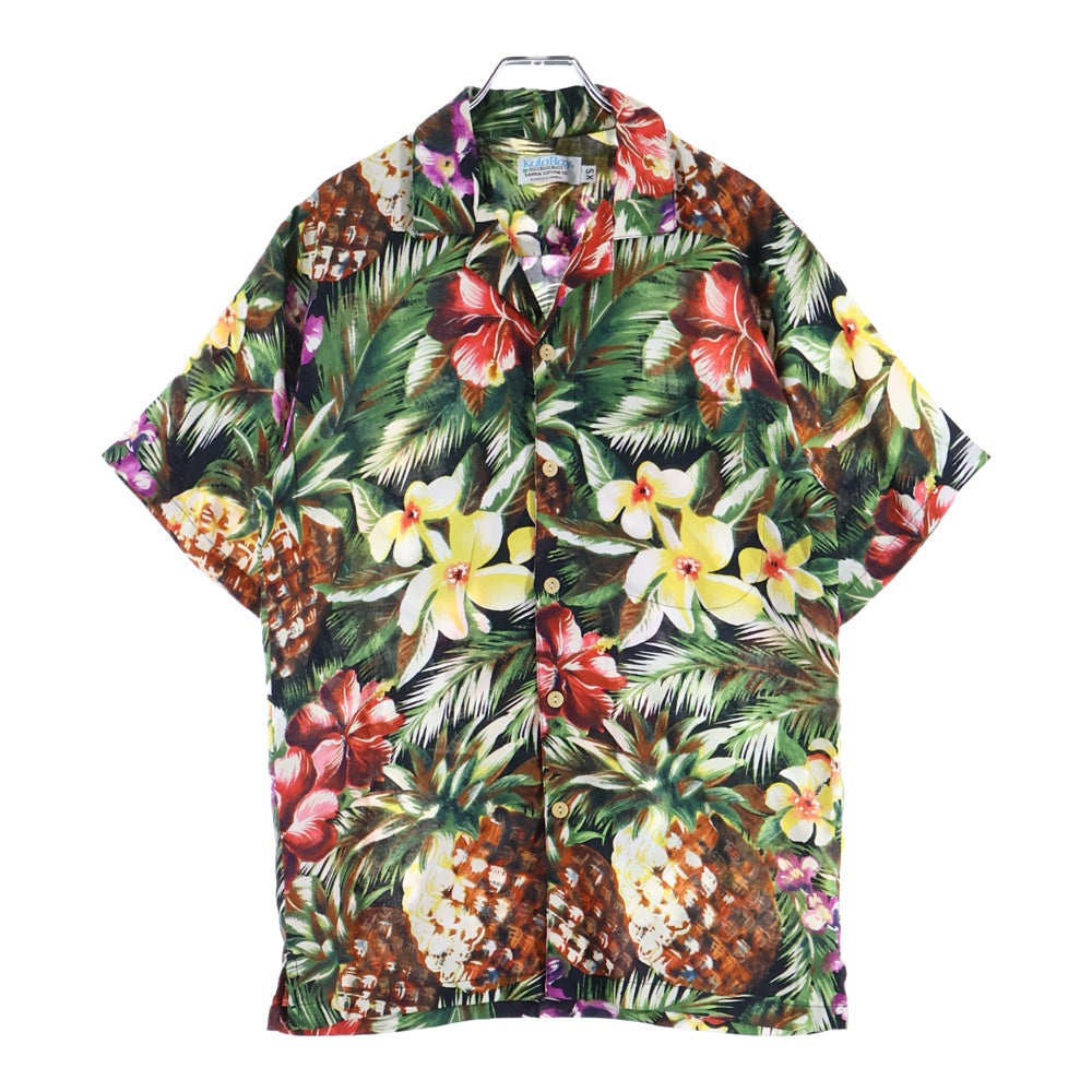 KULA BAY(クラベイ) 総柄 レーヨン ハワイアン オープンカラーシャツ マルチカラー