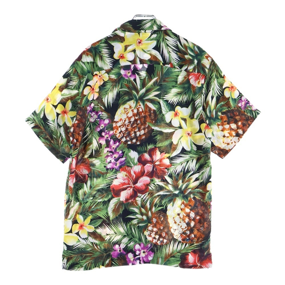 KULA BAY(クラベイ) 総柄 レーヨン ハワイアン オープンカラーシャツ マルチカラー