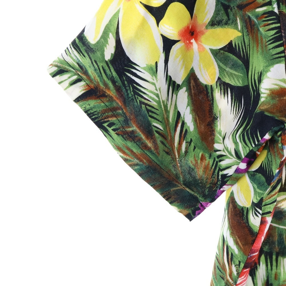 KULA BAY(クラベイ) 総柄 レーヨン ハワイアン オープンカラーシャツ マルチカラー