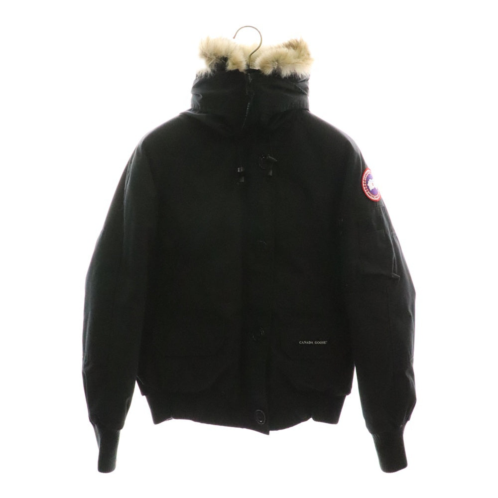 CANADA GOOSE(カナダグース) CHILLIWACK BOMBER FUSION FIT チリワックボンバー フュージョン フィット ファー付き ダウンジャケット ブラック 7999LA レディース