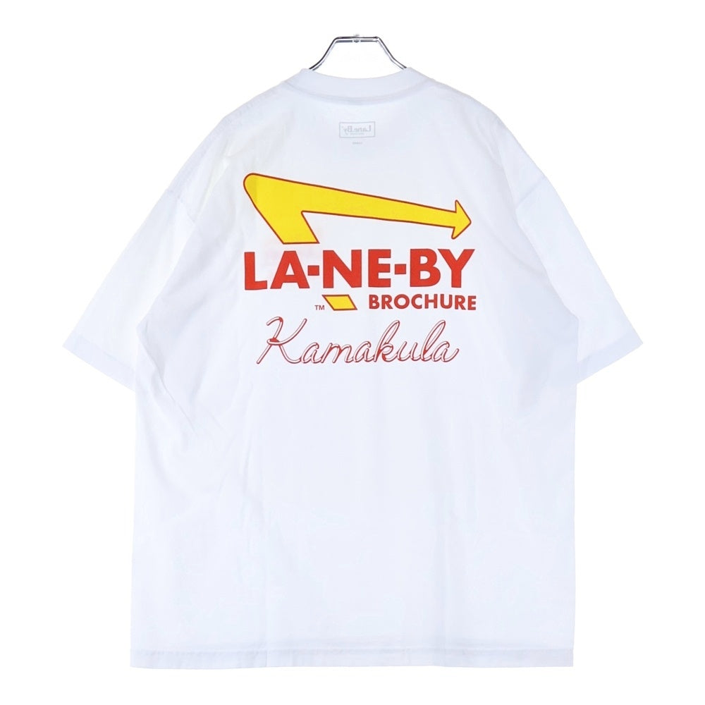 LANE BY BROCHURE(レーンバイブローシュアー) BURGER TEE バーガー 半袖Tシャツ ホワイト