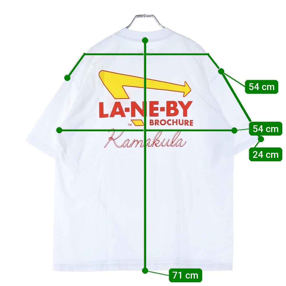 LANE BY BROCHURE(レーンバイブローシュアー) BURGER TEE バーガー 半袖Tシャツ ホワイト