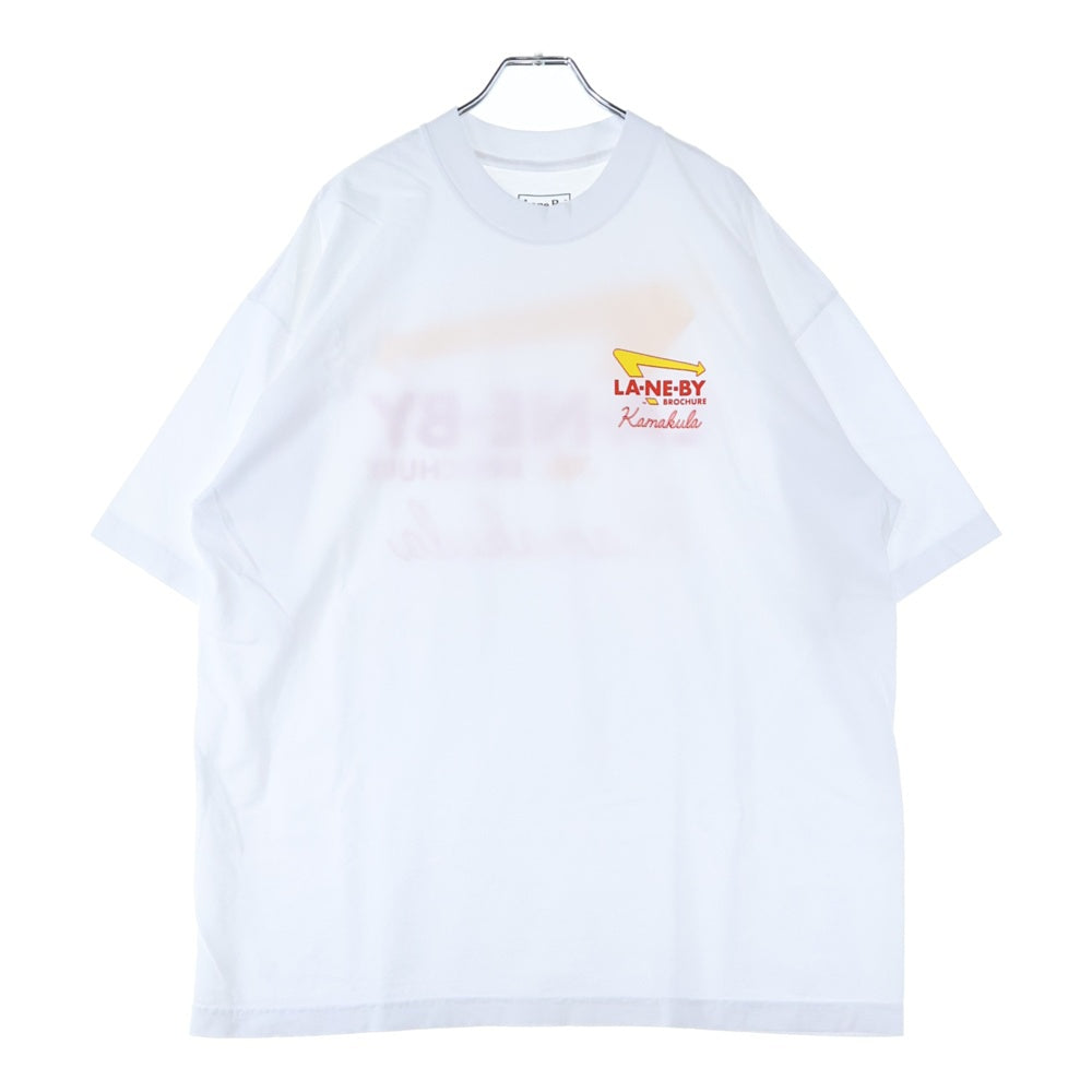 LANE BY BROCHURE(レーンバイブローシュアー) BURGER TEE バーガー 半袖Tシャツ ホワイト