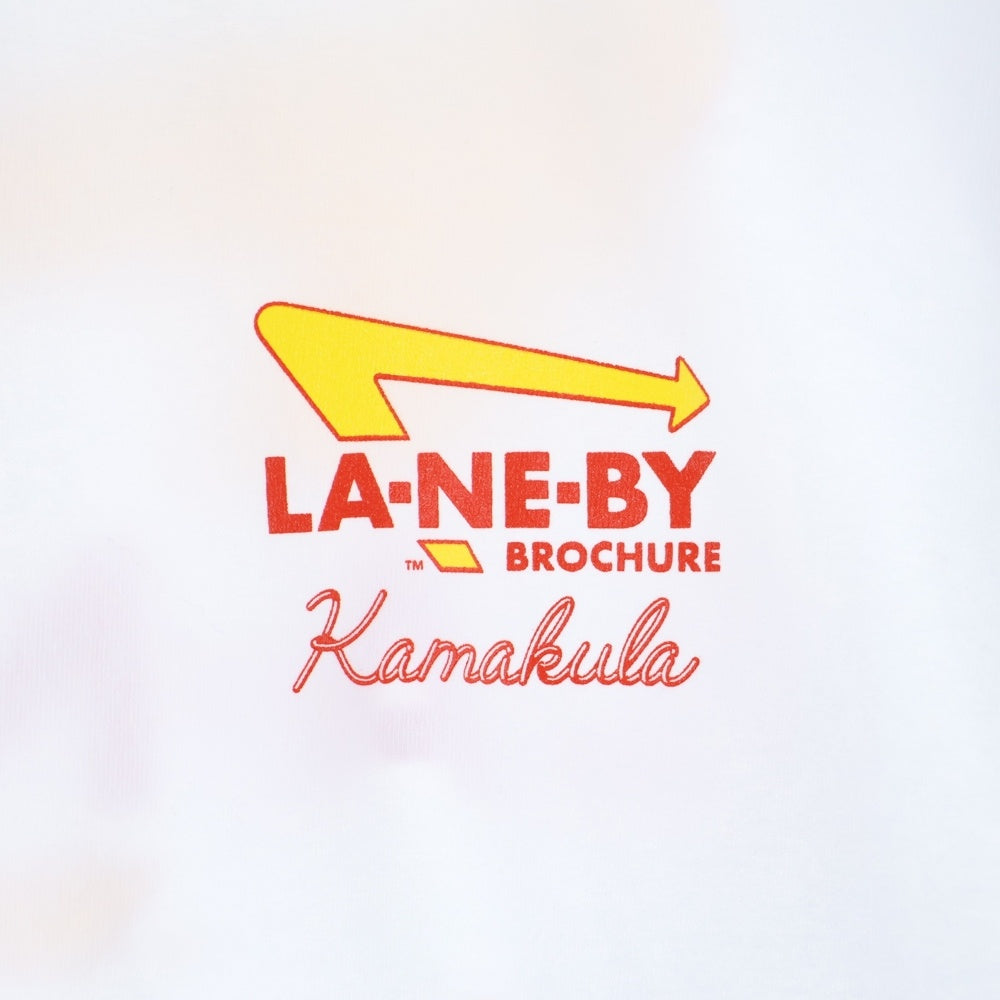 LANE BY BROCHURE(レーンバイブローシュアー) BURGER TEE バーガー 半袖Tシャツ ホワイト