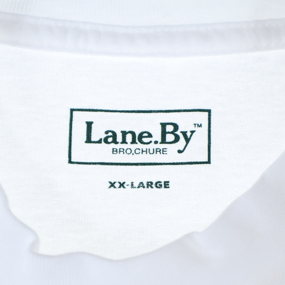 LANE BY BROCHURE(レーンバイブローシュアー) BURGER TEE バーガー 半袖Tシャツ ホワイト