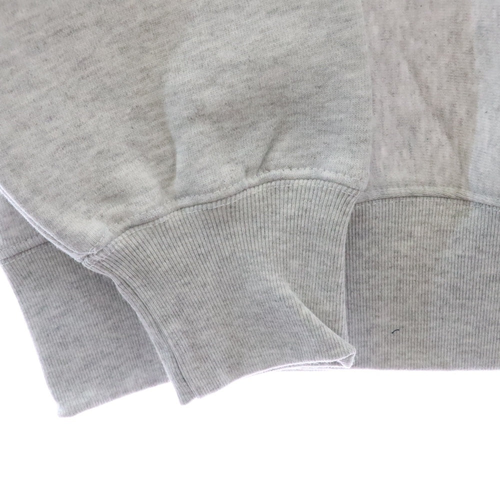 CABARET POVAL(キャバレーポバール) BEAUTY&YOUTH別注 R/L プリントスウェットトレーナー グレー