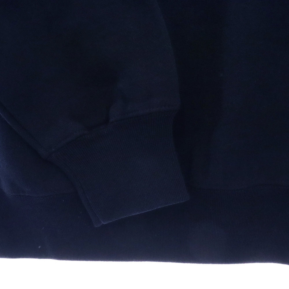 CABARET POVAL(キャバレーポバール) BEAUTY&YOUTH別注 LUXURIA プリントスウェットトレーナー ネイビー