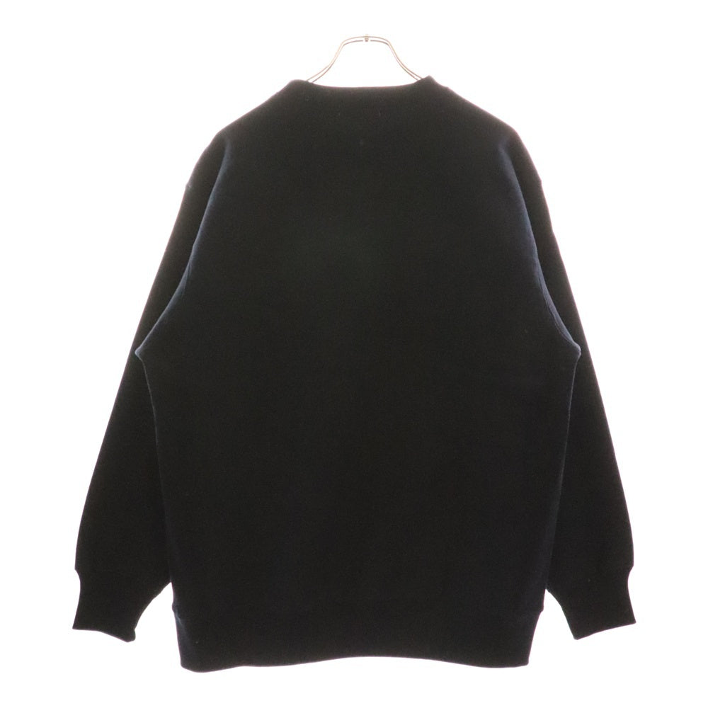 CABARET POVAL(キャバレーポバール) BEAUTY&YOUTH別注 LUXURIA プリントスウェットトレーナー ネイビー