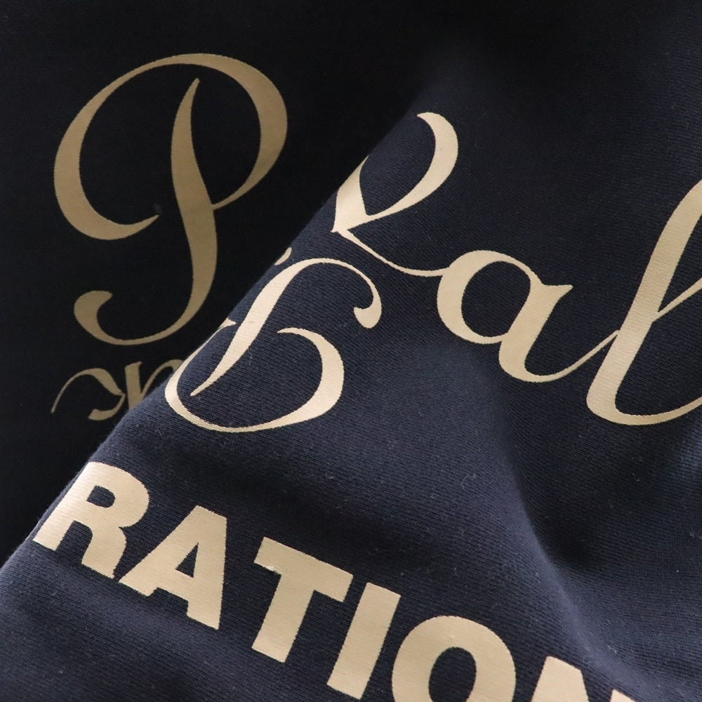 CABARET POVAL(キャバレーポバール) BEAUTY&YOUTH別注 LUXURIA プリントスウェットトレーナー ネイビー