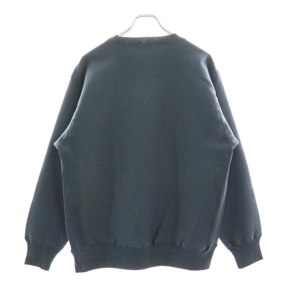 CABARET POVAL(キャバレーポバール) BEAUTY&YOUTH別注 REMAINS プリントスウェットトレーナー コバルト