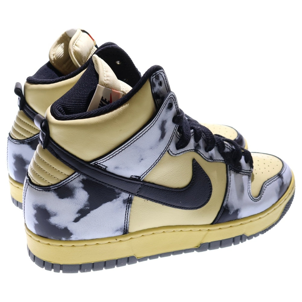 NIKE(ナイキ) DUNK HIGH 1985 SP BLACK ACID WASH ダンクハイ ブラックアシッドウォッシュ ハイカットスニーカー イエロー US11/29cm DD9404-700