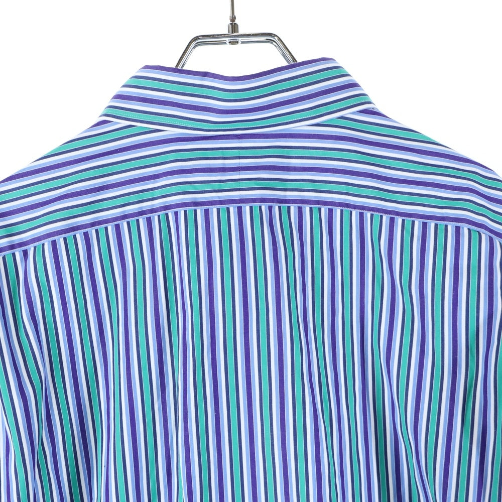POLO RALPH LAUREN(ポロラルフローレン) 90S L/S REGULAR COLLAR STRIPE SHIRT レギュラーカラー ロングスリーブ ストライプ 長袖シャツ マルチカラー