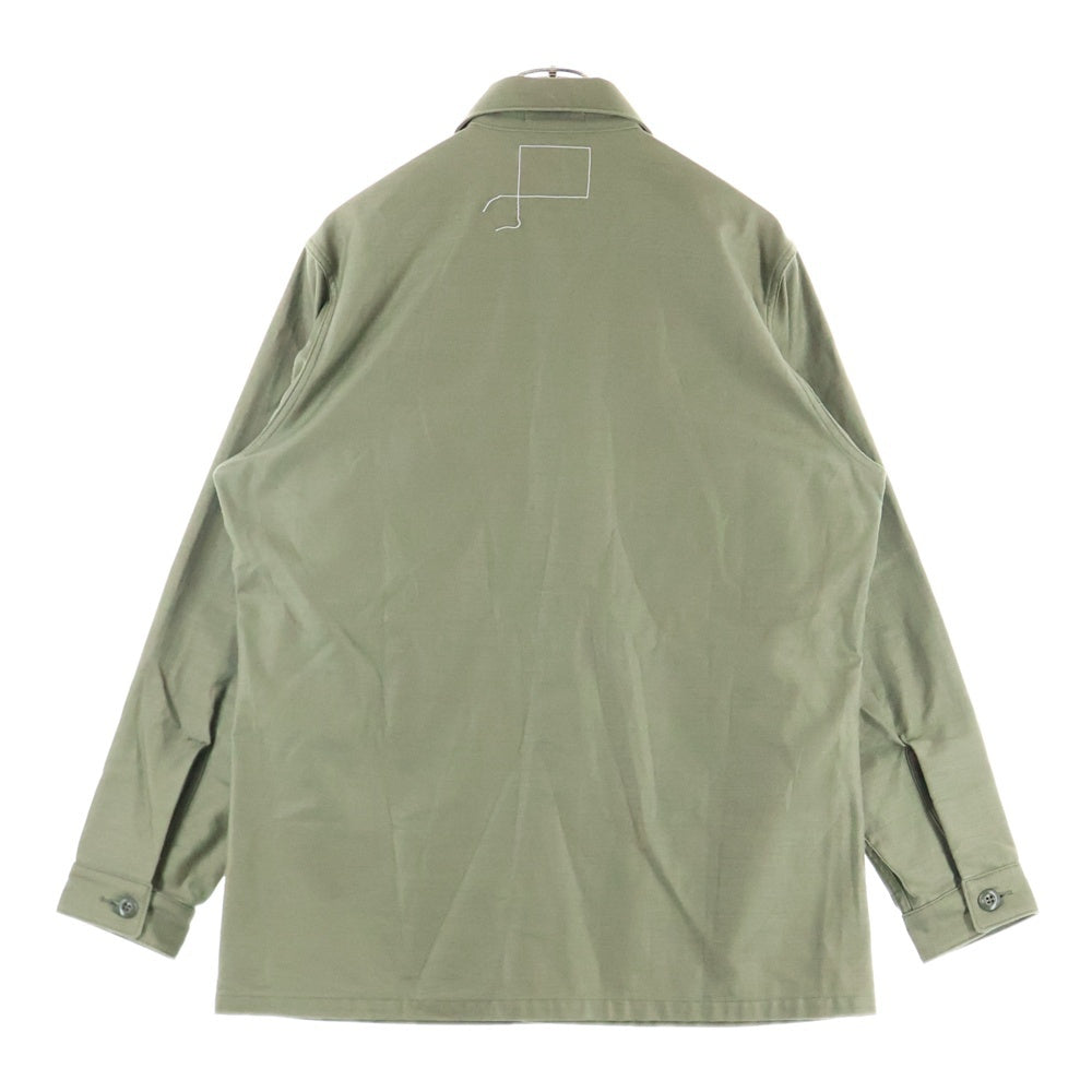 WTAPS(ダブルタップス) LS NYCO RIPSTOP JUNGLE リップストップ ジャングル ミリタリー ジャケット ブルゾン カーキ WMILL-LS 02
