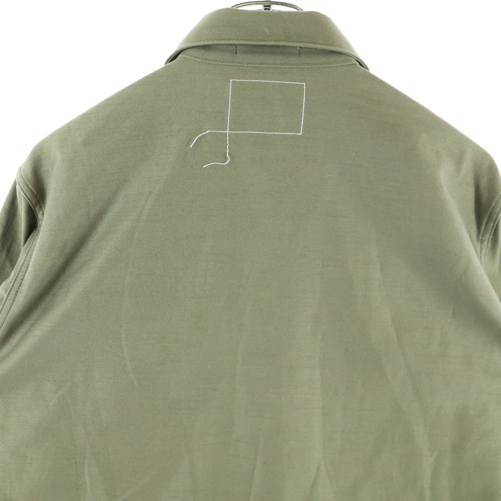 WTAPS(ダブルタップス) LS NYCO RIPSTOP JUNGLE リップストップ ジャングル ミリタリー ジャケット ブルゾン カーキ WMILL-LS 02