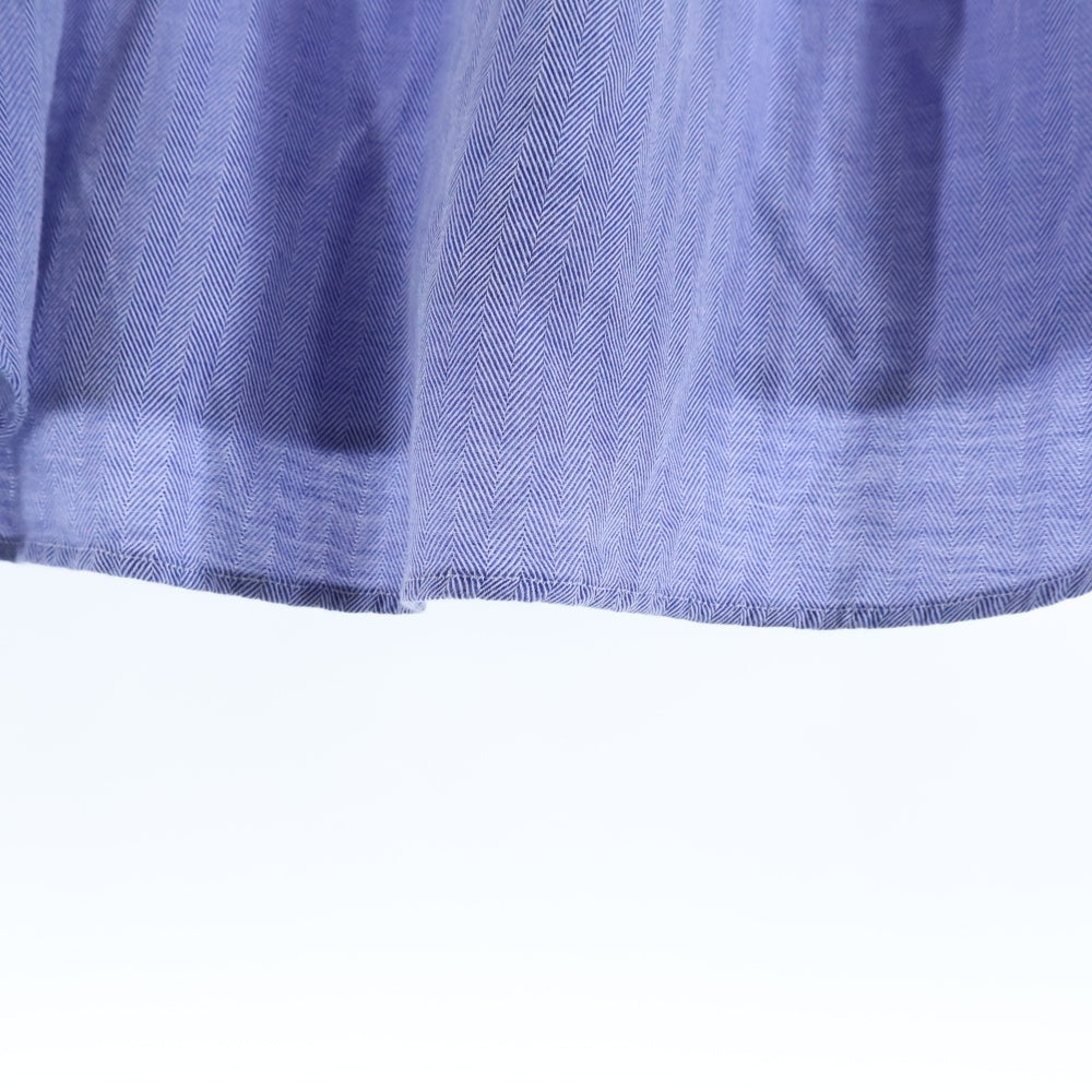 POLO RALPH LAUREN(ポロラルフローレン) 90S L/S REGULAR COLLAR HERRINGBONE SHIRT レギュラーカラー ロングスリーブ ヘリンボーン 長袖シャツ ブルー