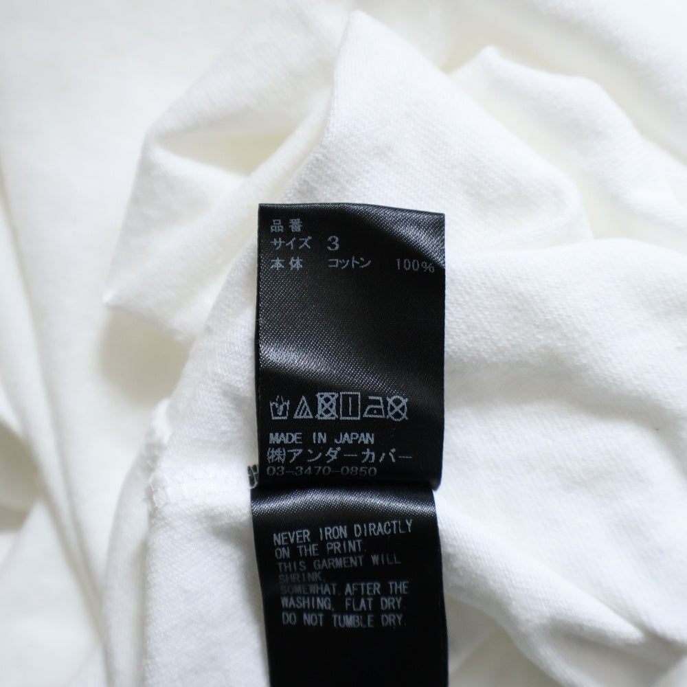 UNDERCOVER(アンダーカバー) ×MARS89 プリント ロングスリーブカットソー 長袖Tシャツ ホワイト