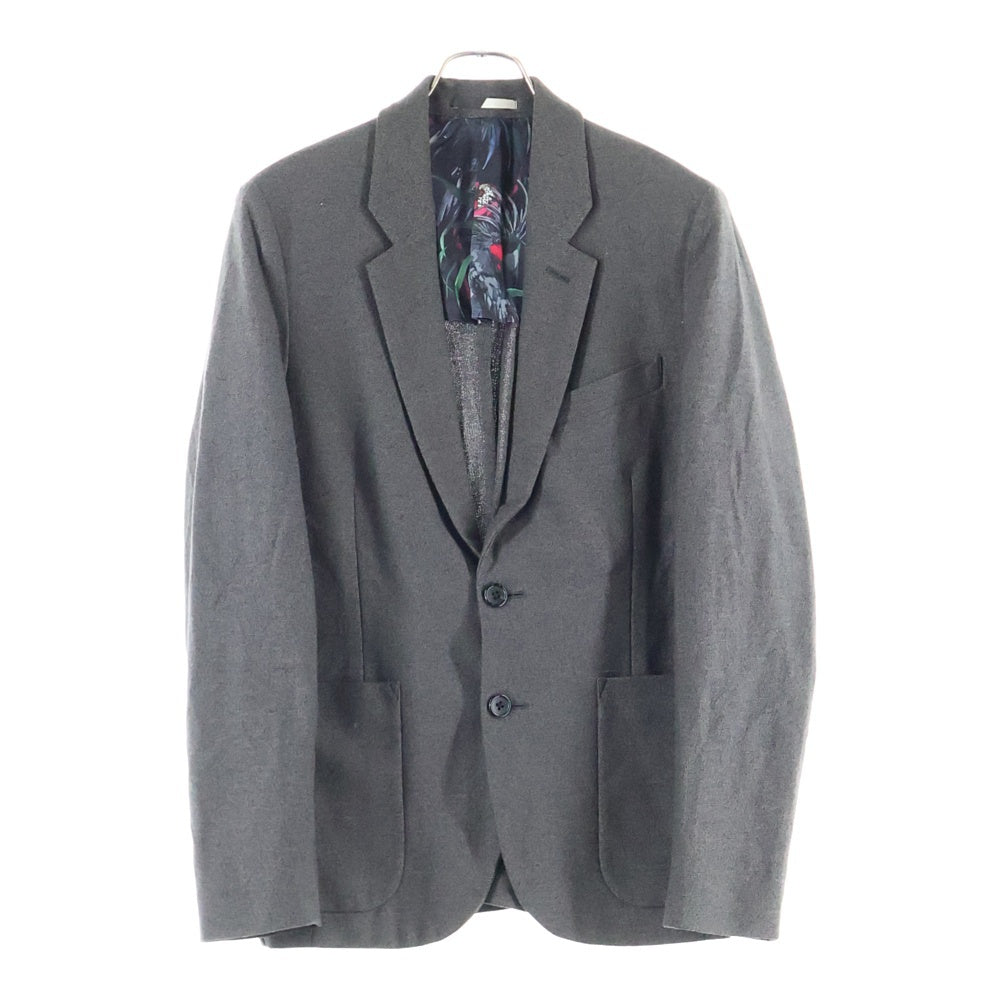 Paul Smith(ポールスミス) CORDURA ボタニカル 2B コットンシングル テーラードジャケット ブラウン PY-K5-58734