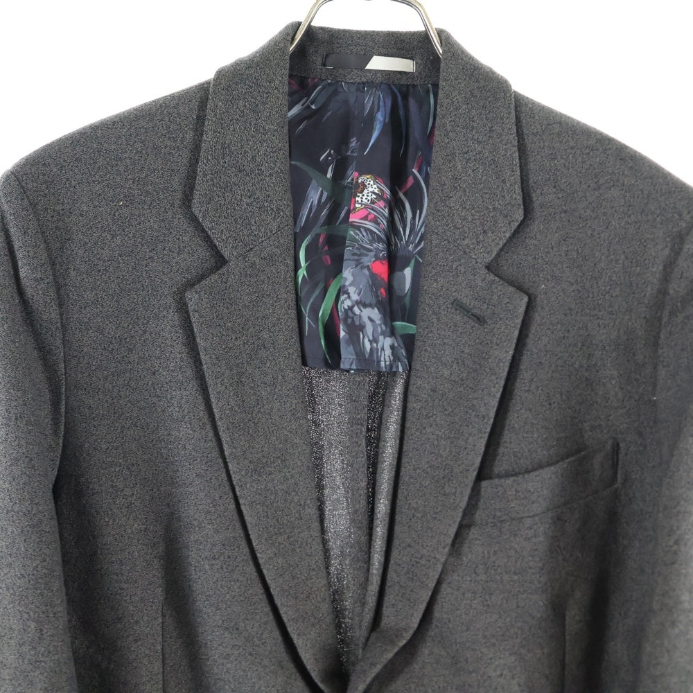 Paul Smith(ポールスミス) CORDURA ボタニカル 2B コットンシングル テーラードジャケット ブラウン PY-K5-58734