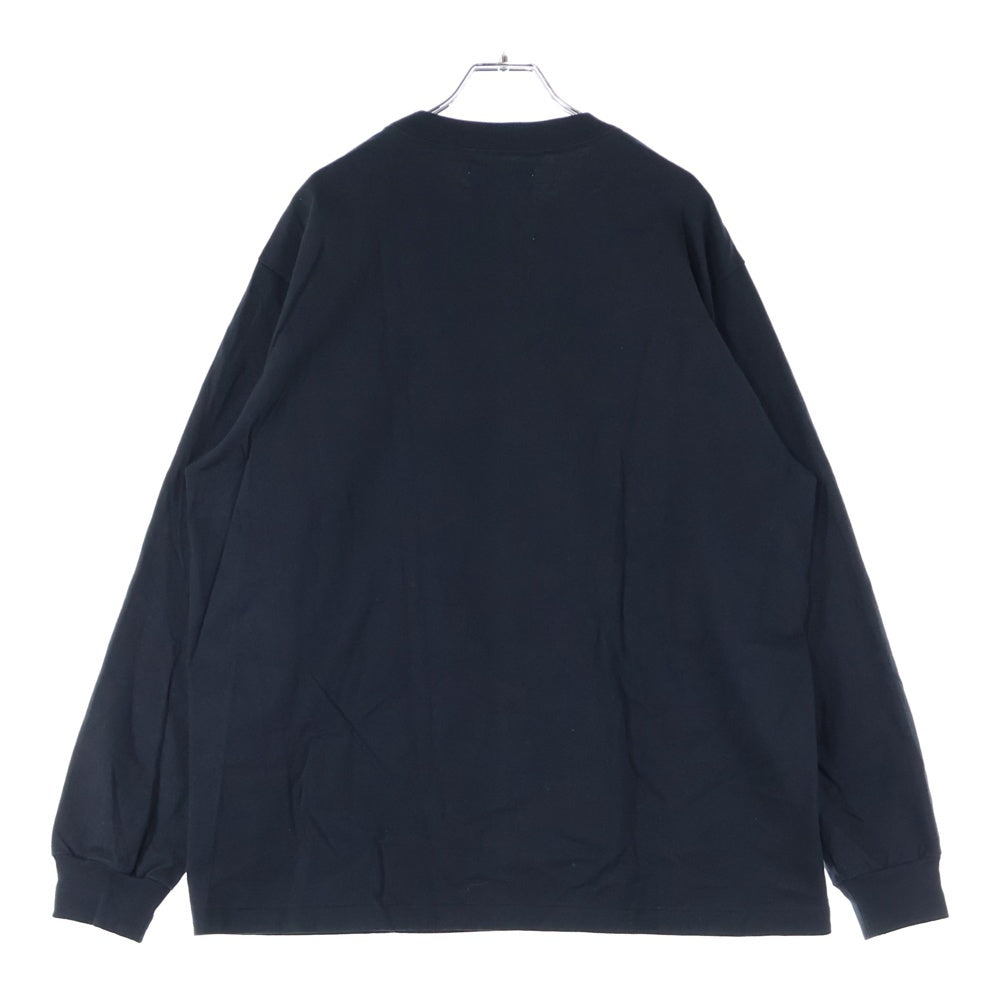 marka(マーカ) ×INSONIA フォトプリントデザイン クルーネック カットソー 長袖Tシャツ ブラック