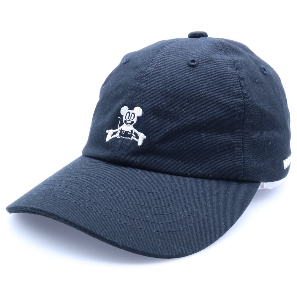 White Mountaineering(ホワイトマウンテニアリング) WM 6 PANEL CAP/DISNEY ディズニー シックスパネル キャップ 帽子 ブラック WM2271846