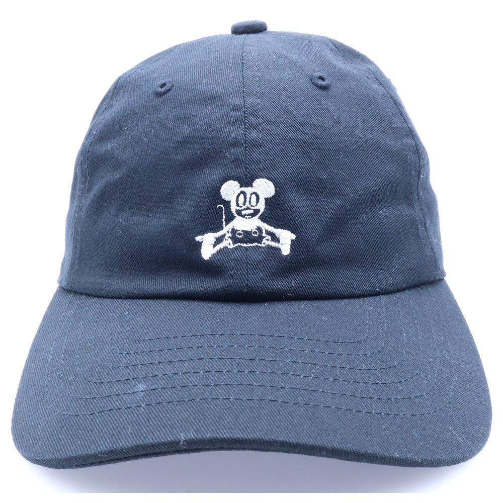 White Mountaineering(ホワイトマウンテニアリング) WM 6 PANEL CAP/DISNEY ディズニー シックスパネル キャップ 帽子 ブラック WM2271846