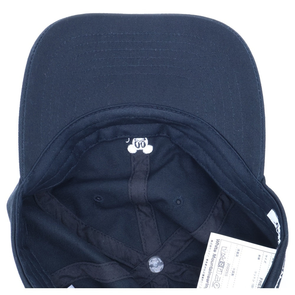 White Mountaineering(ホワイトマウンテニアリング) WM 6 PANEL CAP/DISNEY ディズニー シックスパネル キャップ 帽子 ブラック WM2271846