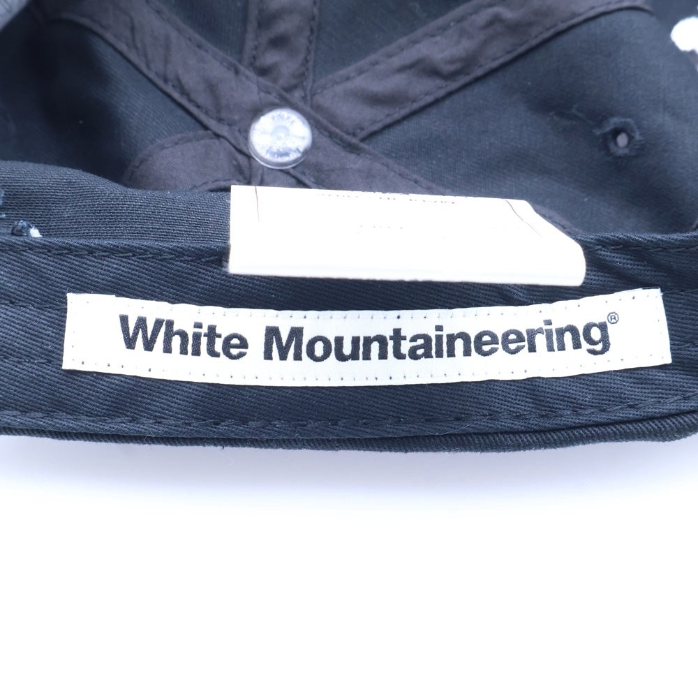 White Mountaineering(ホワイトマウンテニアリング) WM 6 PANEL CAP/DISNEY ディズニー シックスパネル キャップ 帽子 ブラック WM2271846