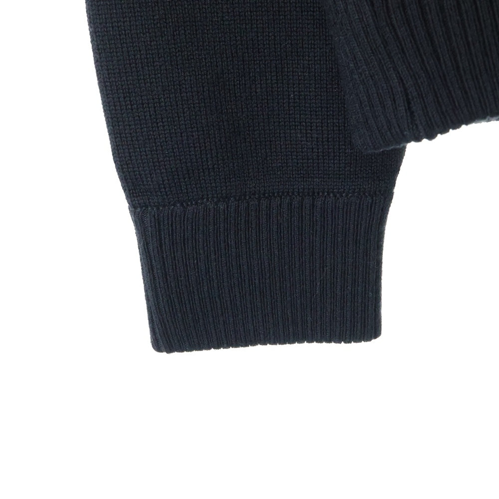 A-COLD-WALL(アコールドウォール) バイアス切り替え ハイゲージ モックネック ニット セーター ブラック