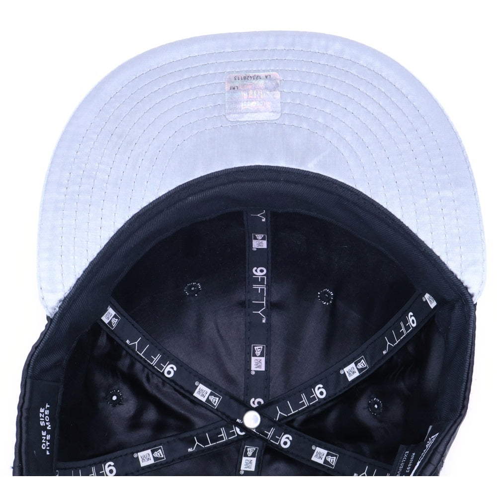 NEW ERA(ニューエラ) RAIDERS SNAPBACK レイダース スナップバック ベースボールキャップ 帽子 ブラック/シルバー