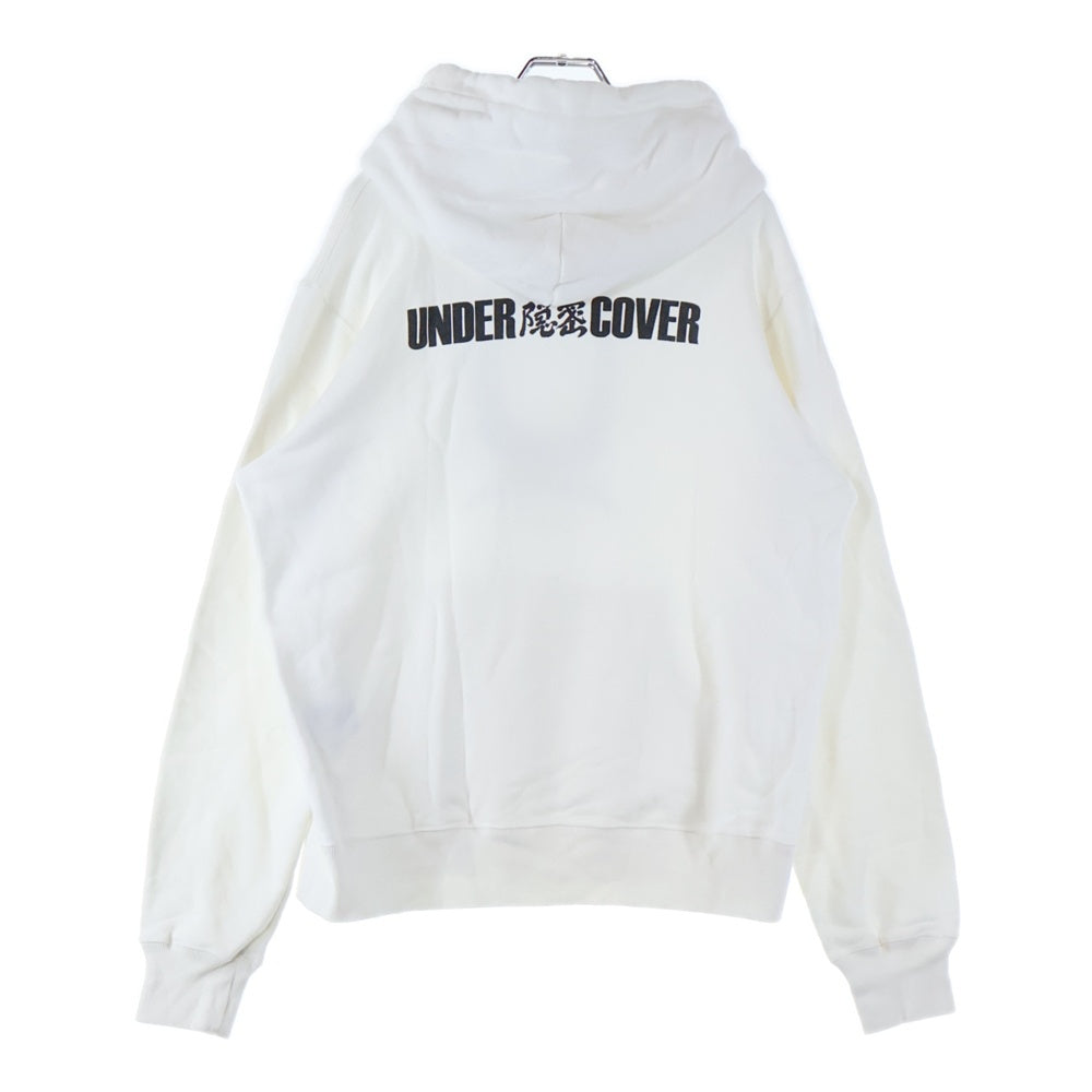 UNDERCOVER(アンダーカバー) 20AW ロゴプリント スウェット プルオーバーパーカー ホワイト UCZ4893-6