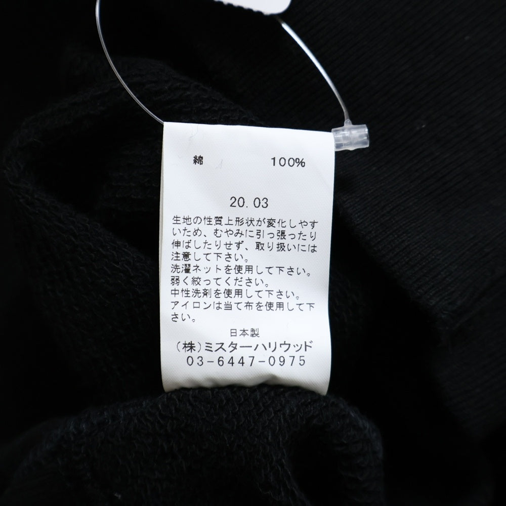 N.HOOLYWOOD(エヌハリウッド) 51 Pieces スウェット プルオーバーパーカー ブラック