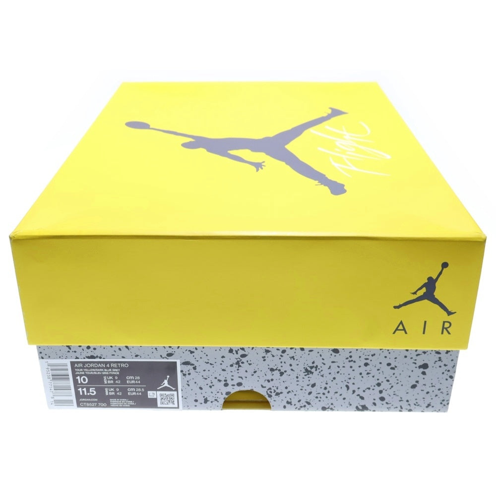 NIKE(ナイキ) AIR JORDAN 4 TOUR YELLOW エア ジョーダン 4 ツアー ミッドカットスニーカー イエロー US10/28cm CT8527-700
