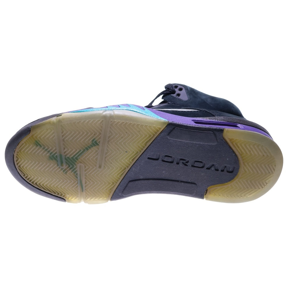 NIKE(ナイキ) 【観賞用 2013年製】 AIR JORDAN 5 RETRO BLACK GRAPE エア ジョーダン 5 レトロ ブラック グレープ ミッドカットスニーカー ブラック US10.5/28.5cm 136027-007