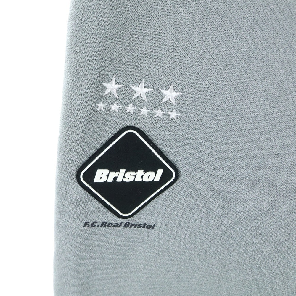 F.C.R.B./F.C.Real Bristol/FCRB(エフシーアールビー/エフシーレアルブリストル) 16AW SWEAT PANTS フロントロゴワッペン スウェットパンツ グレー FCRB-167019