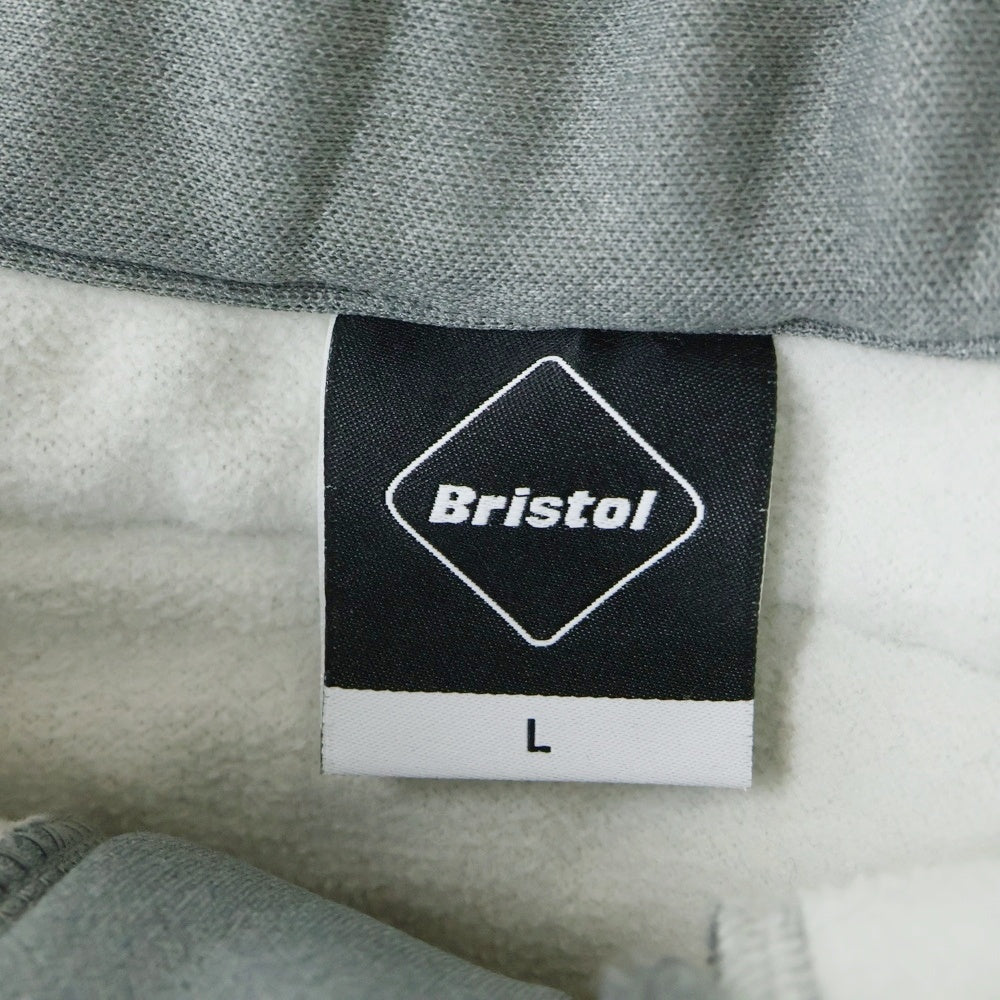 F.C.R.B./F.C.Real Bristol/FCRB(エフシーアールビー/エフシーレアルブリストル) 16AW SWEAT PANTS フロントロゴワッペン スウェットパンツ グレー FCRB-167019