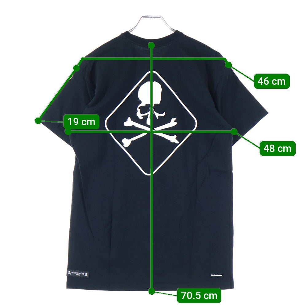 F.C.R.B./F.C.Real Bristol/FCRB(エフシーアールビー/エフシーレアルブリストル) ×MASTERMIND PRINT S/S TEE マスターマインド フロントロゴプリント半袖Tシャツ FCBR-170096