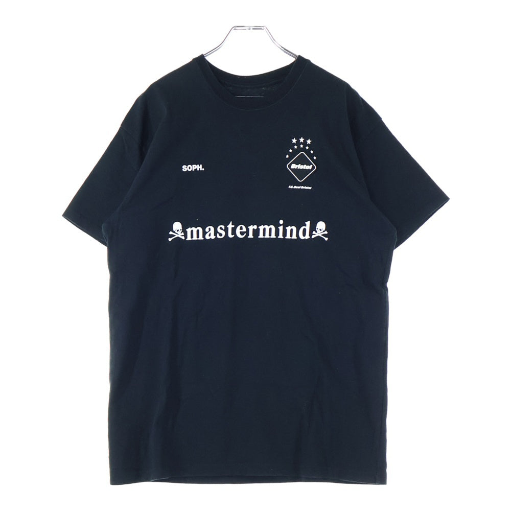 F.C.R.B./F.C.Real Bristol/FCRB(エフシーアールビー/エフシーレアルブリストル) ×MASTERMIND JAPAN S/S TEE マスターマインド ジャパン バックスカルプリント半袖Tシャツ FCBR-170089