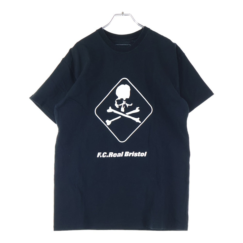F.C.R.B./F.C.Real Bristol/FCRB(エフシーアールビー/エフシーレアルブリストル) ×MASTERMIND JAPAN S/S TEE マスターマインド フロントスカルプリント半袖Tシャツ FCBR-170094