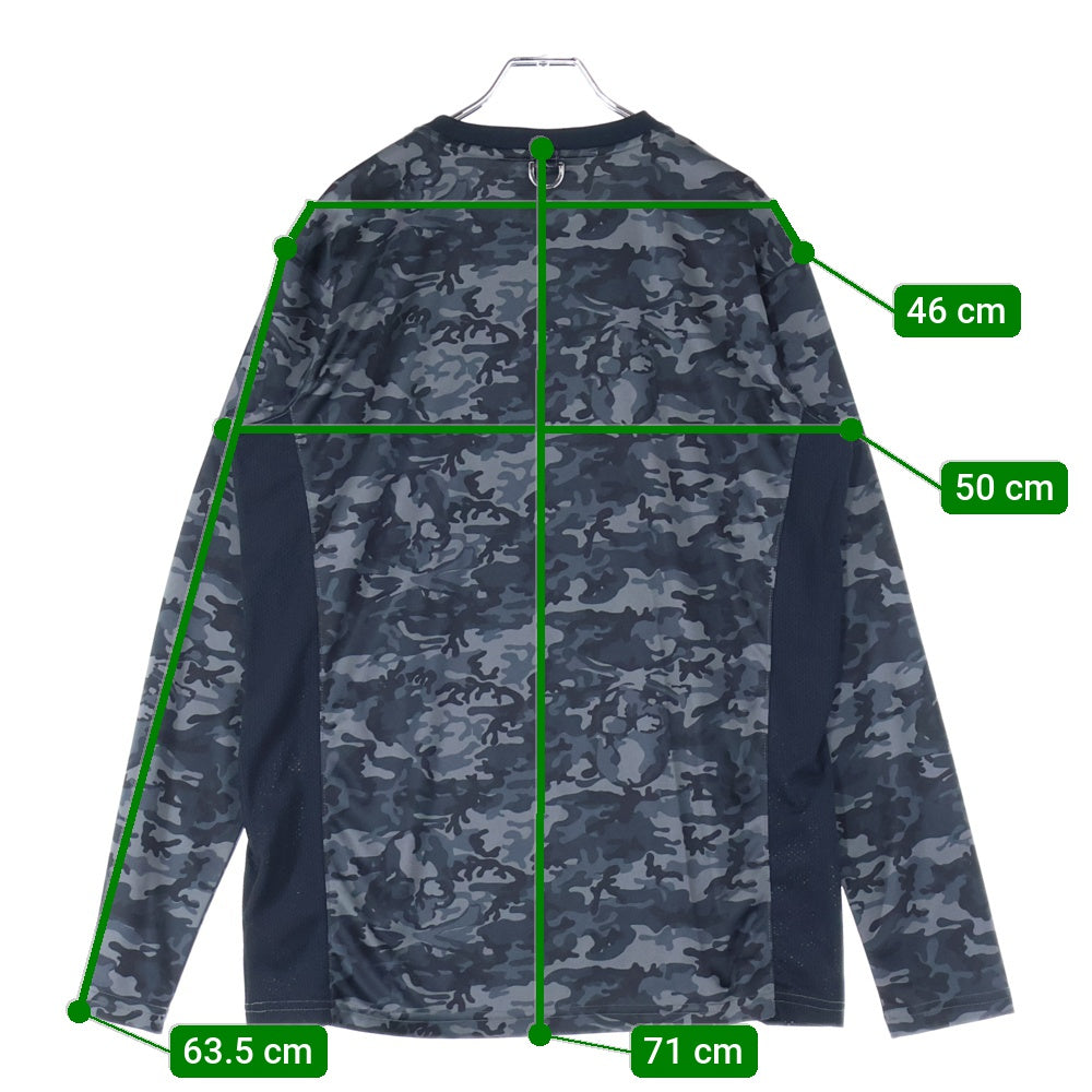 F.C.R.B./F.C.Real Bristol/FCRB(エフシーアールビー/エフシーレアルブリストル) ×NIKE GAME SHIRT ナイキ カモフラ柄 フロントロゴワッペン 長袖ゲームTシャツ 534625-011